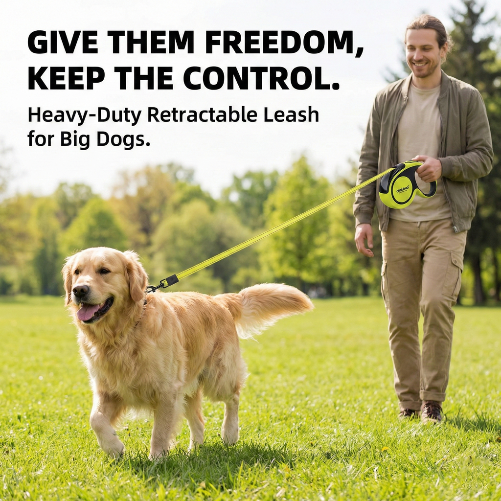 Does Walking Your Big Dog Feel Like a Tug-of-War? Meet the Heavy-Duty Leash That Changes Everything.