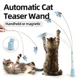 Interactive Elastic Butterfly Cat Wand Toy - Premium Teaser Wand for Cats - silvia-therhond