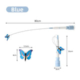 Interactive Elastic Butterfly Cat Wand Toy - Premium Teaser Wand for Cats - silvia-therhond