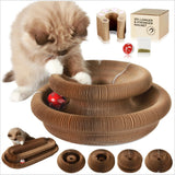 Magic Accordion Cat Scratcher Toy with Ball - silvia-therhond