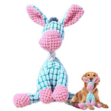 Indestructible Giraffe Plush Dog Toy - Chew Proof Squeaky Toy for Teething - silvia-therhond