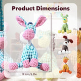 Indestructible Giraffe Plush Dog Toy - Chew Proof Squeaky Toy for Teething - silvia-therhond