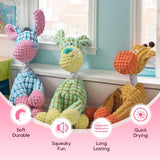 Indestructible Giraffe Plush Dog Toy - Chew Proof Squeaky Toy for Teething - silvia-therhond